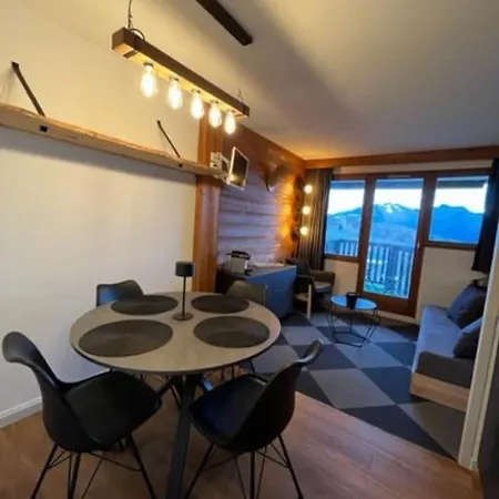 Studio 4 Personnes Plein Centre Huez Exterior photo